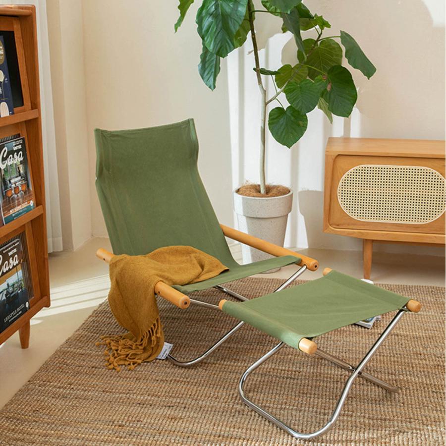 VeroMan 足置き フットレスト オットマン ロースタイルチェア用 読書 昼寝 室内キャンプ リラックス 快適お家時間 韓国インテリア 足置き