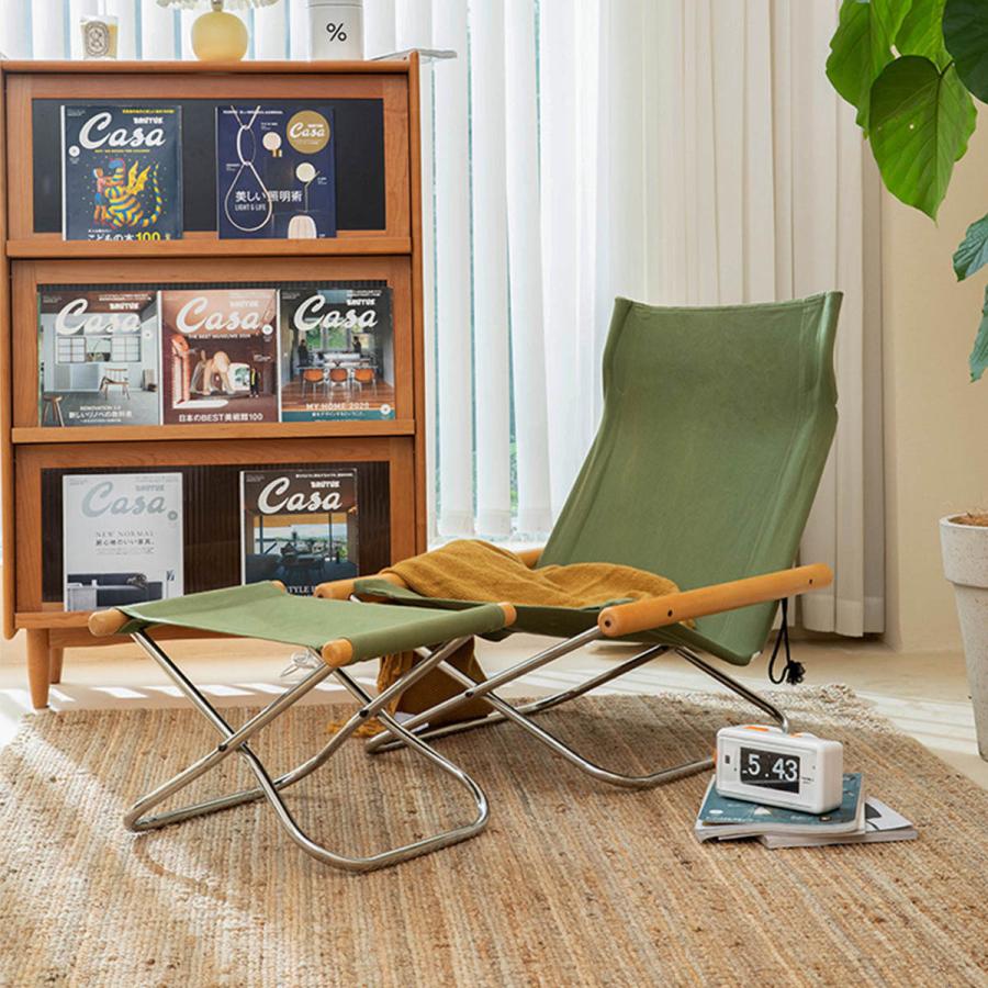 VeroMan 足置き フットレスト オットマン ロースタイルチェア用 読書 昼寝 室内キャンプ リラックス 快適お家時間 韓国インテリア 足置き