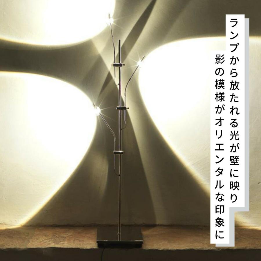 北欧　韓国　フロア　スタンド　ランプ　ライト　3灯　間接照明　ホワイト 70cm] VeroMan フロアライト 3灯 間接照明 影アート ベッドサイド
