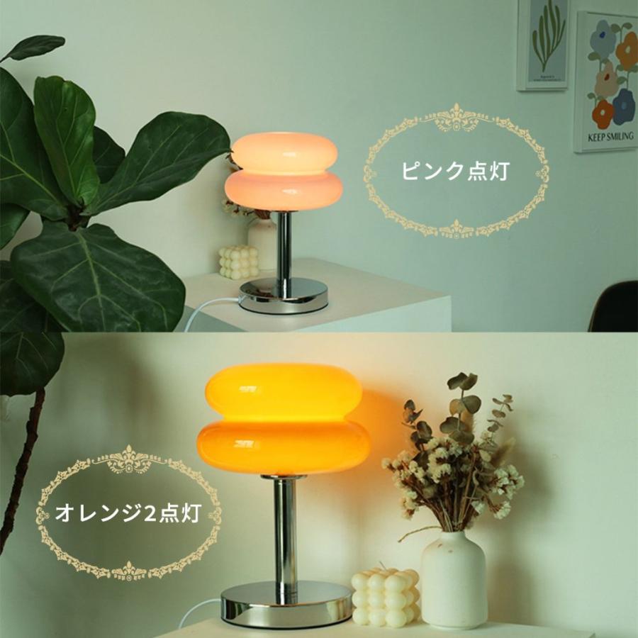 VeroMan テーブルランプ マカロン ベッドサイドランプ 卓上ライト USB