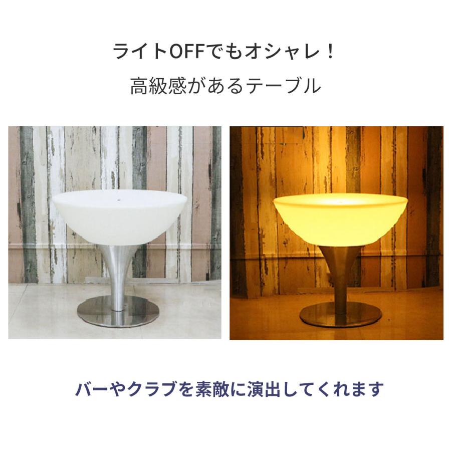 [高さ96cm / 56cm] VeroMan テーブル 光るテーブル LEDライト ライト リモコン付き 光る家具 カラフル バー ナイトクラブ クラブ  韓国インテリアの画像
