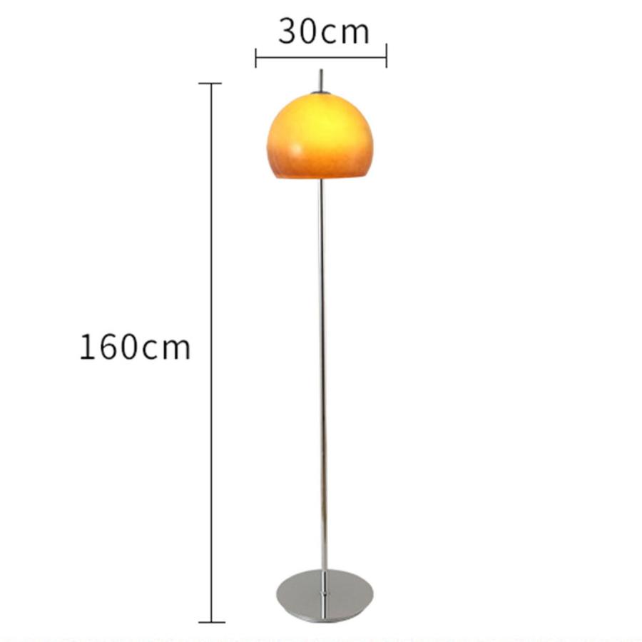 VeroMan ライト フロアライト 半円 ガラス スタンドライト フロア