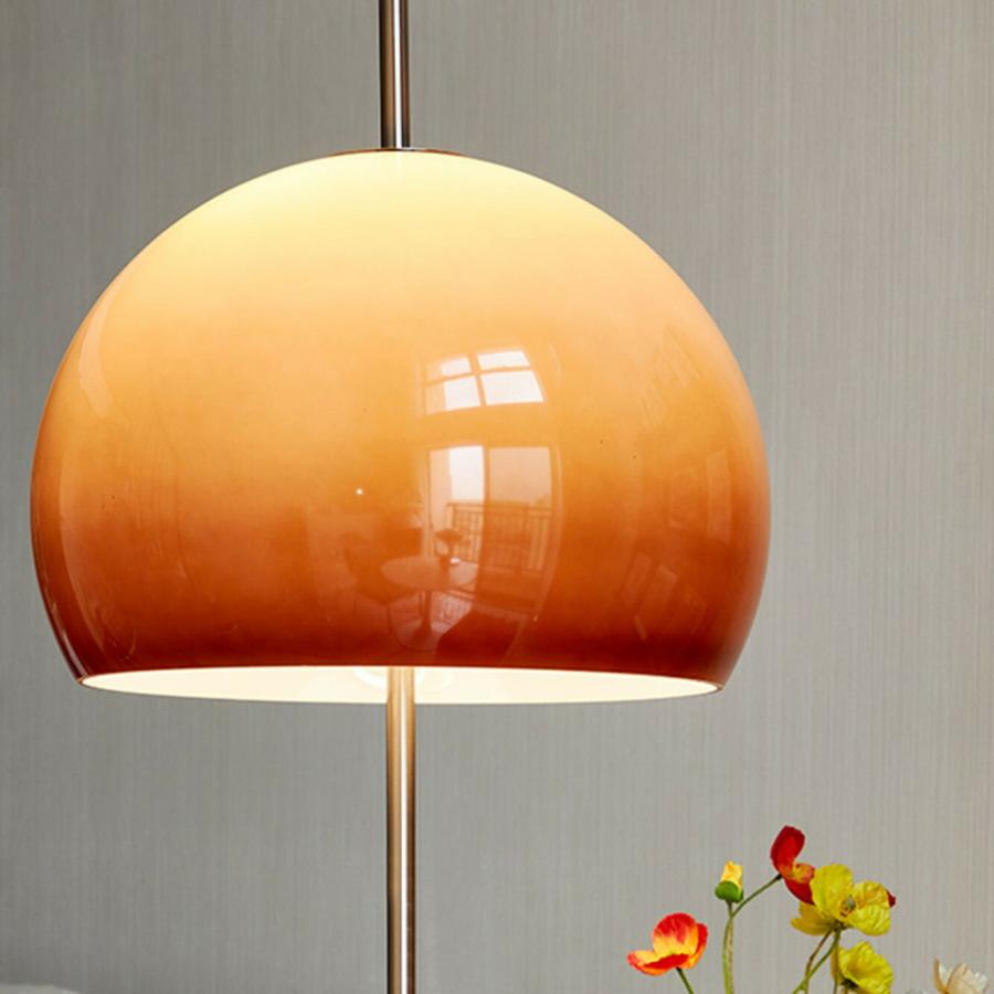 VeroMan ライト フロアライト 半円 ガラス スタンドライト フロア