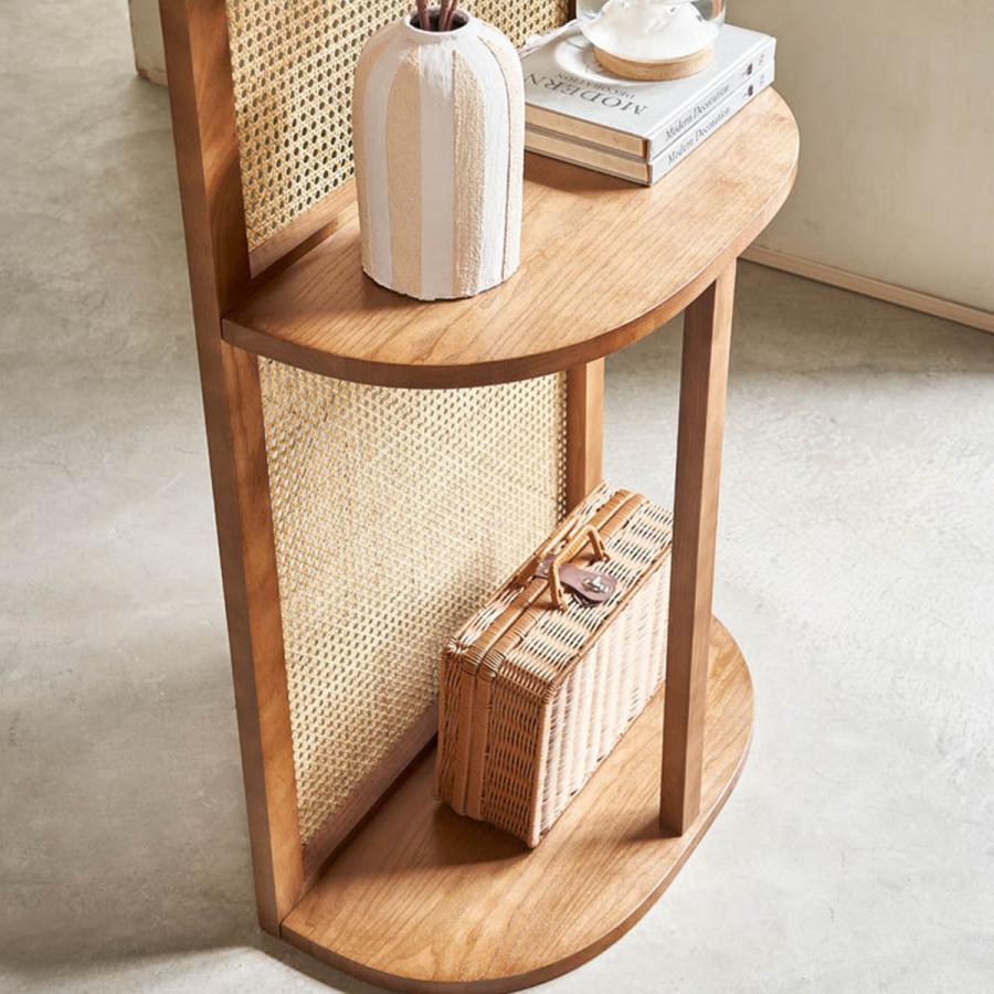 ラタン製　ブラウンラック　籐の家具 楽天市場】【3段入荷待ち:未定】籐家具 3段シェルフ 4段