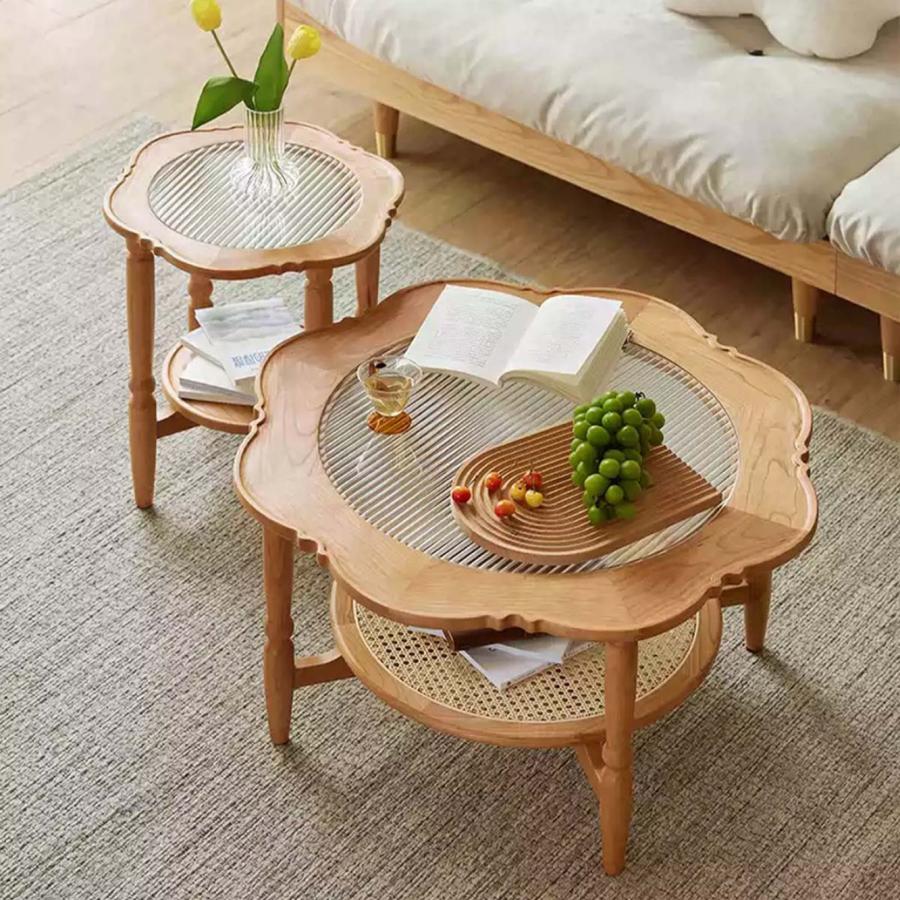 軽量ラタン ローテーブル サイドテーブル 小判型 手作り 軽い 軽量ラタン ローテーブル サイドテーブル 小判型 手作り 軽い