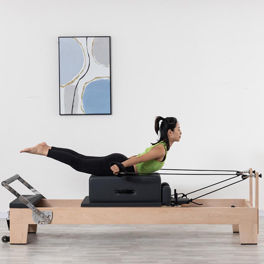 メープル材]VeroMan 木製 ピラティス リフォーマー マシン ピラティス
