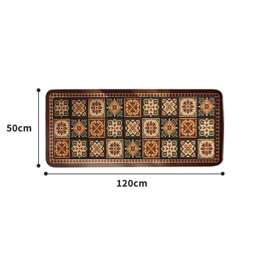 VEROMAN [120x50cm] マット ロング フロアマット キッチン用 滑り