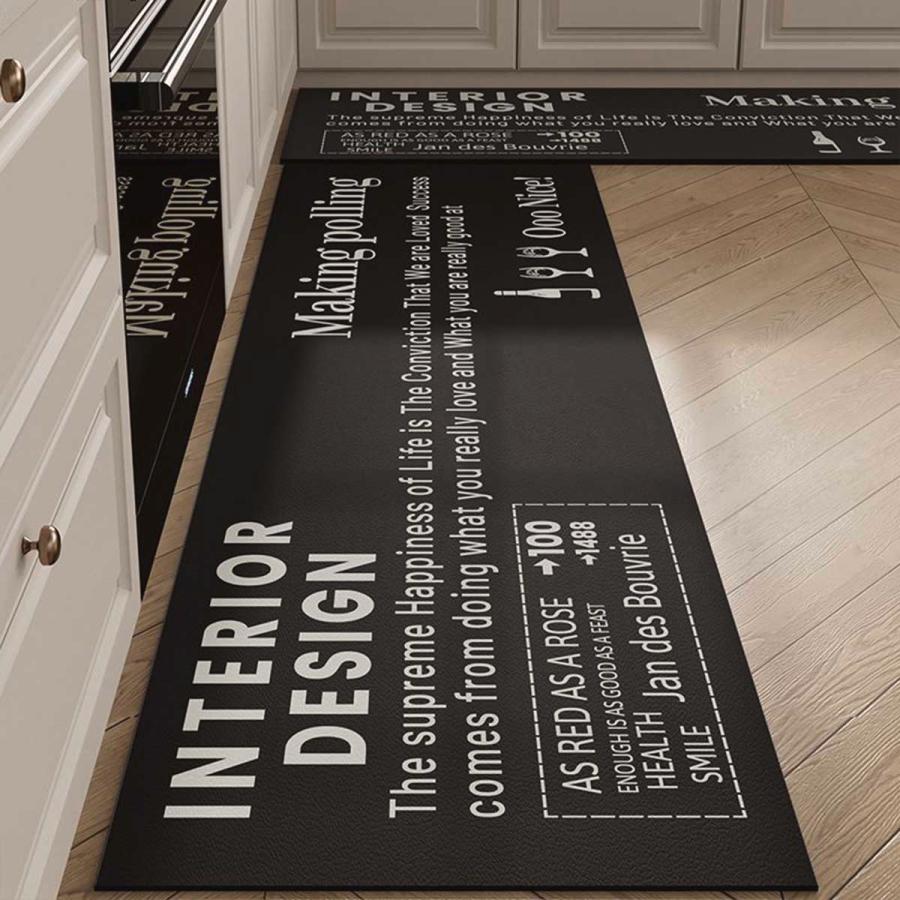 VEROMAN [120x50cm] マット ロング フロアマット キッチン用 滑り