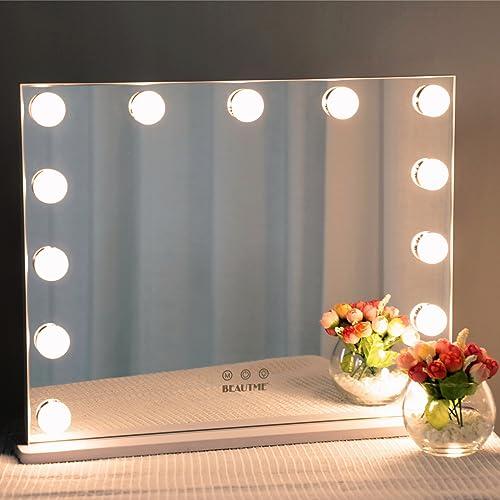ANYHI 女優ミラー 卓上 人気 ハリウッド (56.2x72cm,シルバー) Amazon.co.jp: ANYHI 化粧鏡 女優ミラー 卓上ミラー ハリウッド