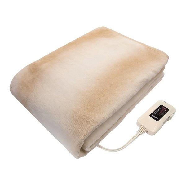 電気毛布 敷き毛布 洗える 洗濯可 丸洗い ダニ退治 室温センサー 節電 キャンプ 電気代 毛布 180cm x 85cm NA-08SL 頭寒足熱 電気敷き毛布 電気敷きパッド | なかぎし | 09