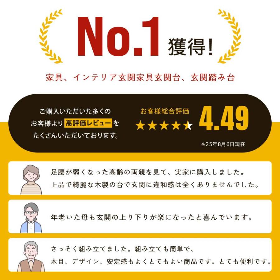 玄関手すり 屋内 木製 手すり 手すり付き 置くだけ 玄関ステップ 手すり付き踏み台 玄関台 踏み台 玄関踏み台 天然木 幅60cm 幅90cm 転倒防止 ステップ台 介護 | ブランド登録なし | 01