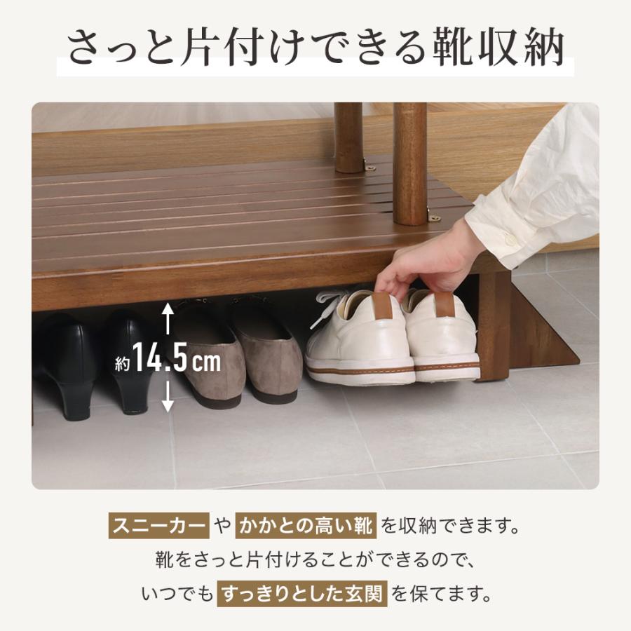玄関手すり 屋内 木製 手すり 手すり付き 置くだけ 玄関ステップ 手すり付き踏み台 玄関台 踏み台 玄関踏み台 天然木 幅60cm 幅90cm 転倒防止 ステップ台 介護 | ブランド登録なし | 13