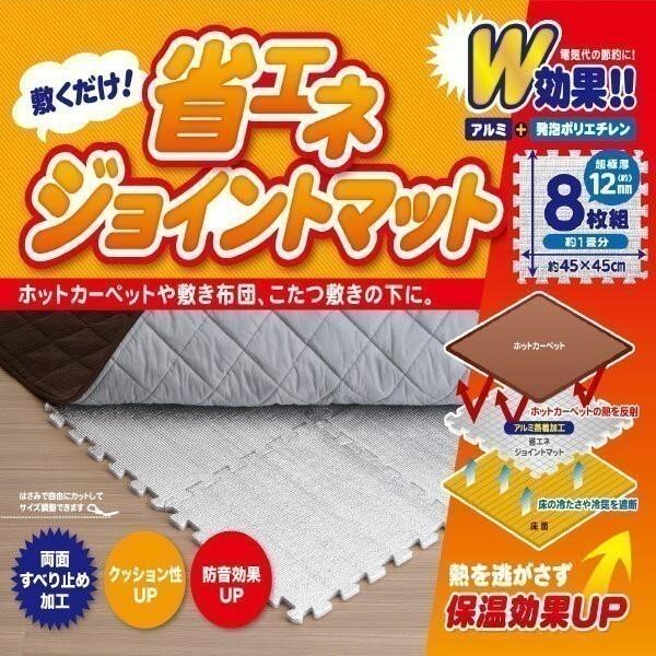 アルミシート 断熱 厚手 12mm ジョイントマット 断熱シート 床 断熱マット 保温シート 保温マット 省エネシート Ene 45jm 45 45cm 8枚入 1畳 Relieve 通販 Yahoo ショッピング