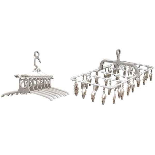 ピンチハンガー 引っ張る 洗濯物干し ハンガー 物干しハンガー 洗濯ハンガー ピンチハンガー 40ピンチ 折りたたみ ハンガー 洗濯 物干し 洗濯ばさみ | ブランド登録なし | 06