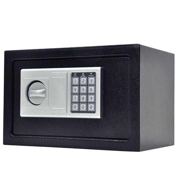 家庭用金庫 金庫 家庭用 業務用 店舗用 小型 ホテル 客室 防犯金庫 テンキー 防犯金庫 防犯対策 防犯 電子金庫 おしゃれ 保管庫 鍵付 貴重品 貴重品入れ | ブランド登録なし | 04