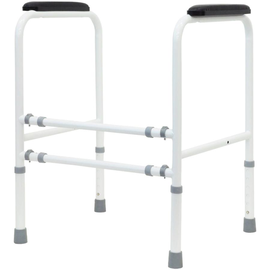 トイレ 手すり 置き型 介護 工事不要 福祉用具 立ち上がり補助器具 立ち上がり 補助手すり 立ち上がり 手摺り 福祉 転倒防止グッズ サポート トイレ アーム | ブランド登録なし | 05