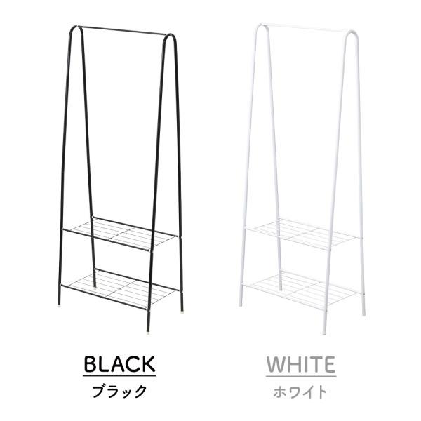 ハンガーラック スリム 2段 頑丈 おしゃれ 60cm 玄関 一人暮らし 新生活 服かけるラック 洋服掛け ラック 省スペース 収納 洋服ラック | ブランド登録なし | 06