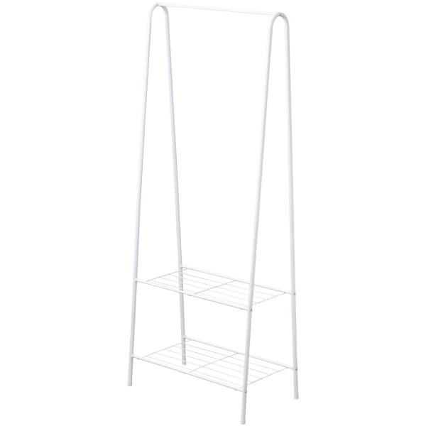 ハンガーラック スリム 2段 頑丈 おしゃれ 60cm 玄関 一人暮らし 新生活 服かけるラック 洋服掛け ラック 省スペース 収納 洋服ラック | ブランド登録なし | 09