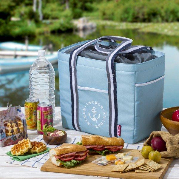 レジカゴバッグ 保冷 バッグ エコバッグ クールバッグ クールショッピングバッグ 大容量 26L マチ付き コンパクト レジカゴ アンカー2 NV-AN26 | ブランド登録なし | 01