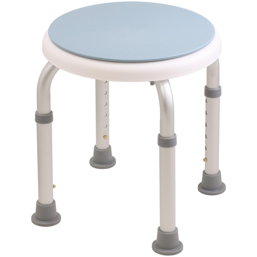 シャワーチェアー 介護用 シャワーチェア 回転 介護 お風呂 椅子 脚ゴム 風呂イス 風呂いす 肘掛付き バスチェア 背もたれ 高さ調節 介護椅子 脚先ゴム | ブランド登録なし | 06