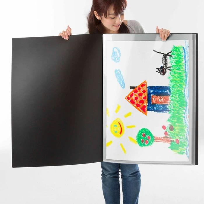 ポスター ファイル B2 サイズ b2 作品 証書 賞状 収納 クリアファイル