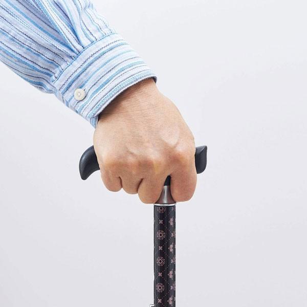 杖 介護 4点 両手 4点杖 女性 男性 自立式 補助ハンドル付き 4本足 ステッキ おしゃれ 伸縮 つかまり立ち 介護用品 四点杖 お助け杖 室内 | ブランド登録なし | 09