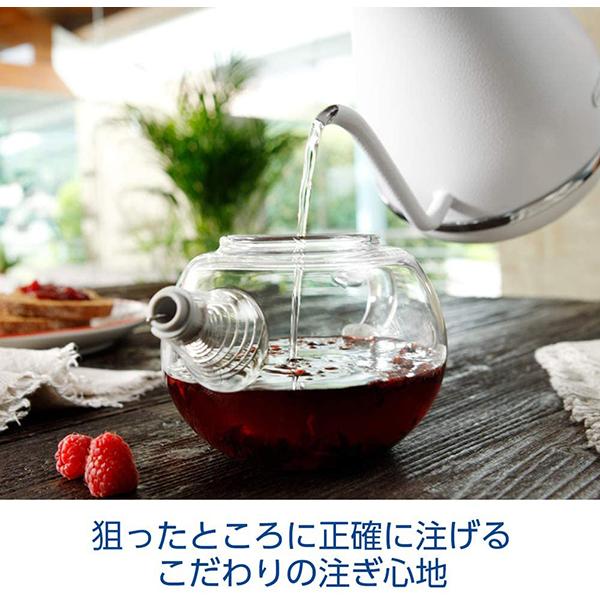 電気ケトル おしゃれ デロンギ 温度設定 コーヒー アイコナ 1.0L 1000ml カフェ ケトル ドリップ ケトル やかん ヤカン 電気 KBOE1230J | アイコナコレクション | 04