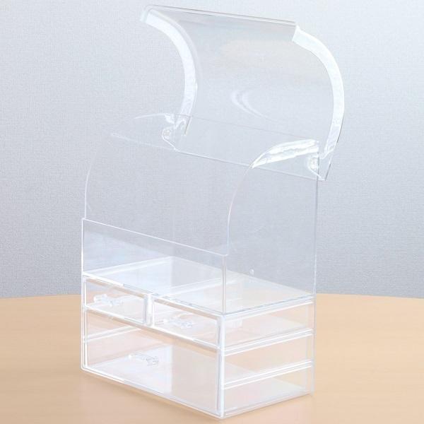 簡単便利ホコリ防ぐ化粧品収納箱 【公式通販】