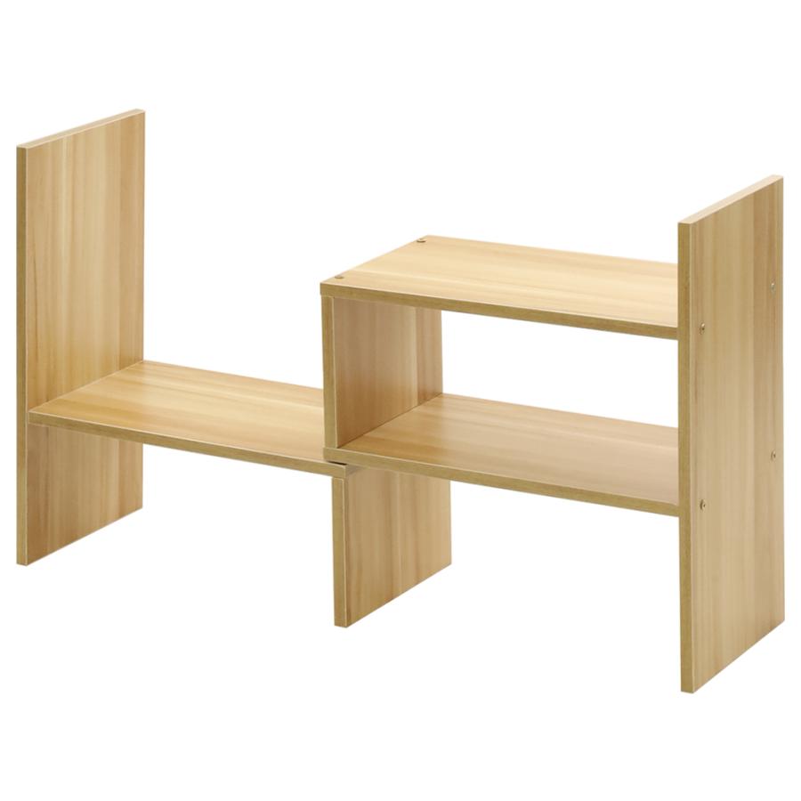 キッチンラック カウンター上収納 机上ラック 卓上ラック 卓上本棚 白