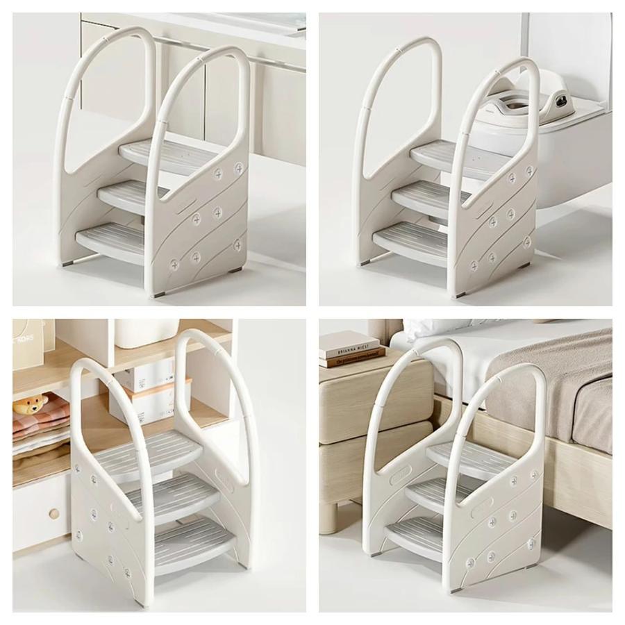 踏み台 子供 2段 3段 手すり付き ステップ 子供用 ステップ台 洗面所