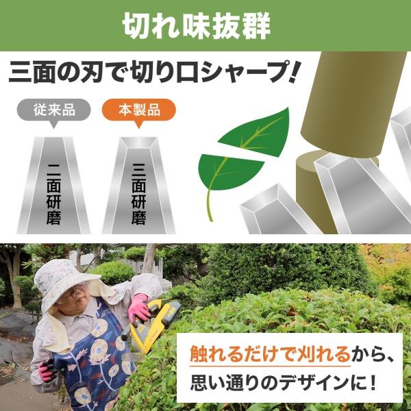 ヘッジトリマー 充電式 剪定バリカン 電動 充電 2way 高所 ムサシ