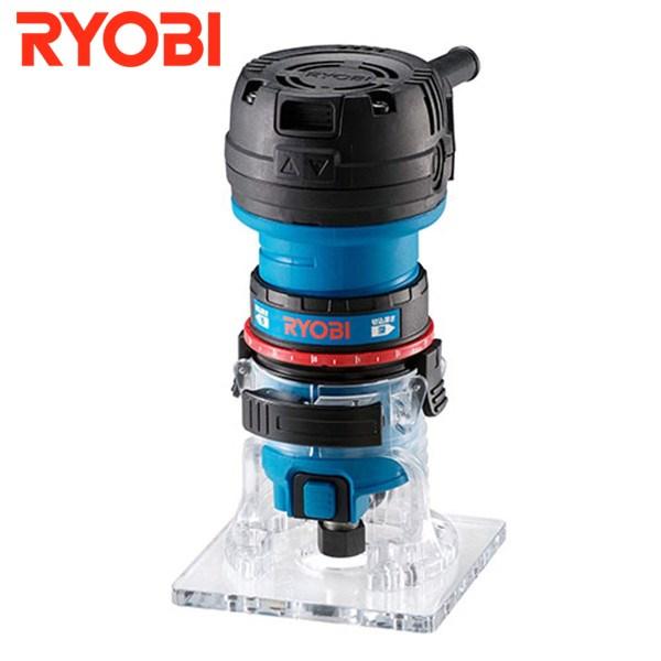 京セラ RYOBI リョービ トリマー 電動トリマ 作業工具 電動工具 木工用 研磨機 ネジ式 スピンドルロック 面取り 溝堀 直線 加工 円