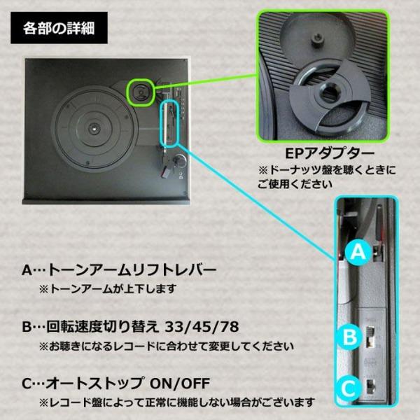 CICONIA（チコニア） レコードプレーヤー付きコンポ スピーカーセット