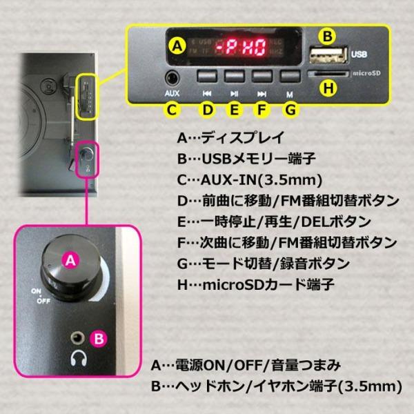 CICONIA（チコニア） レコードプレーヤー付きコンポ スピーカーセット