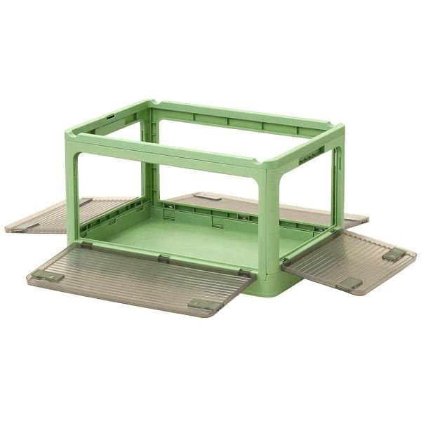 収納ボックス 折りたたみ 4個セット 収納ケース 5面開き 積み重ね ふた