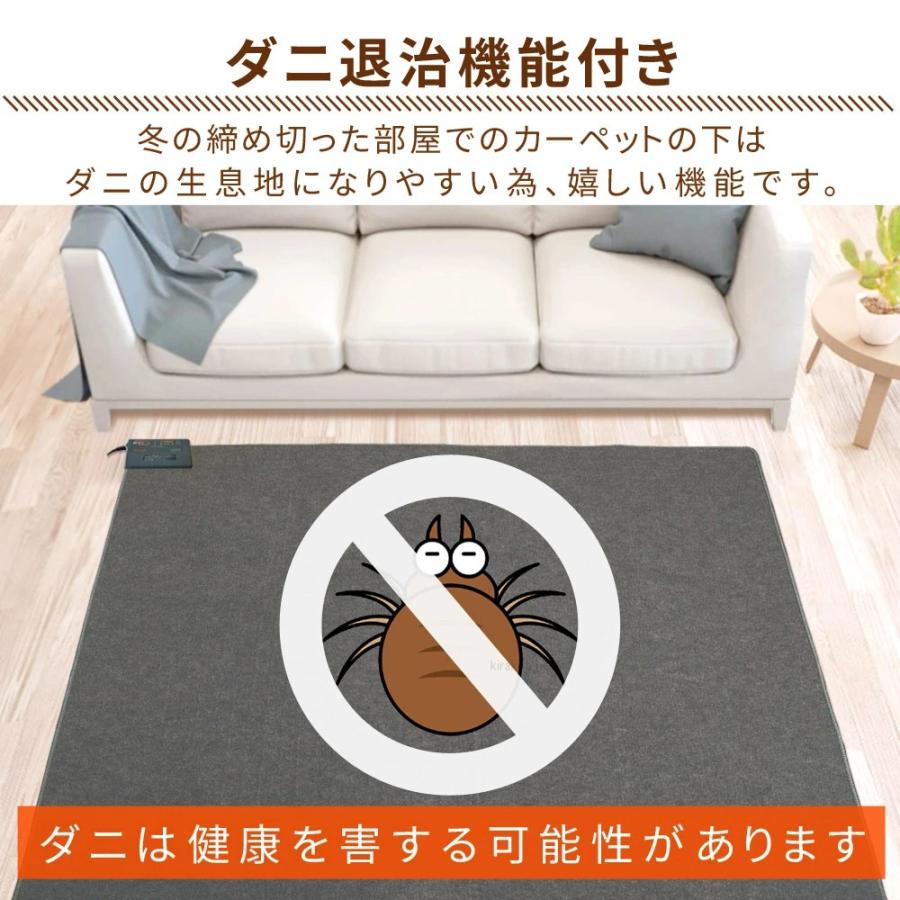 TEKNOS（テクノス） ホットカーペット 電気カーペット 1畳 キッチン