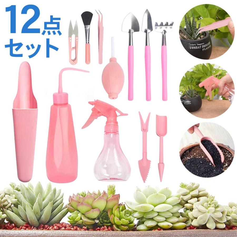 多肉植物 寄せ植え 植え替え お手入れ セット ガーデニングツール 12点