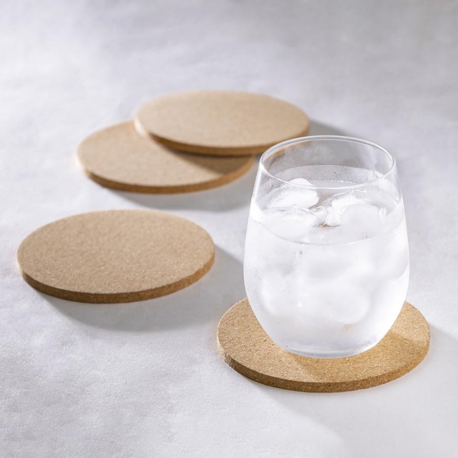 コルクコースター 吸水 おしゃれ コースター 100枚 セット 丸 耐熱性