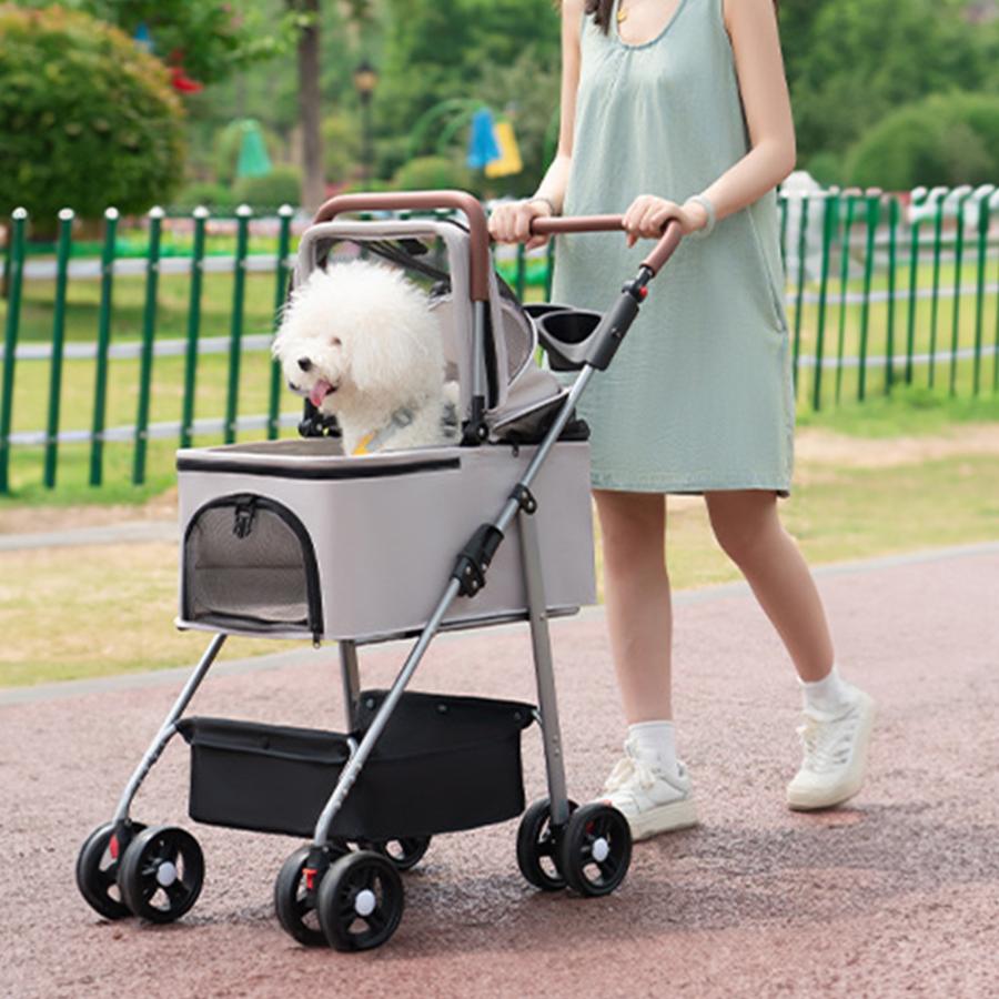 ペットカート 分離型 軽量 小型犬 折りたたみ 分離式 取り外し可能