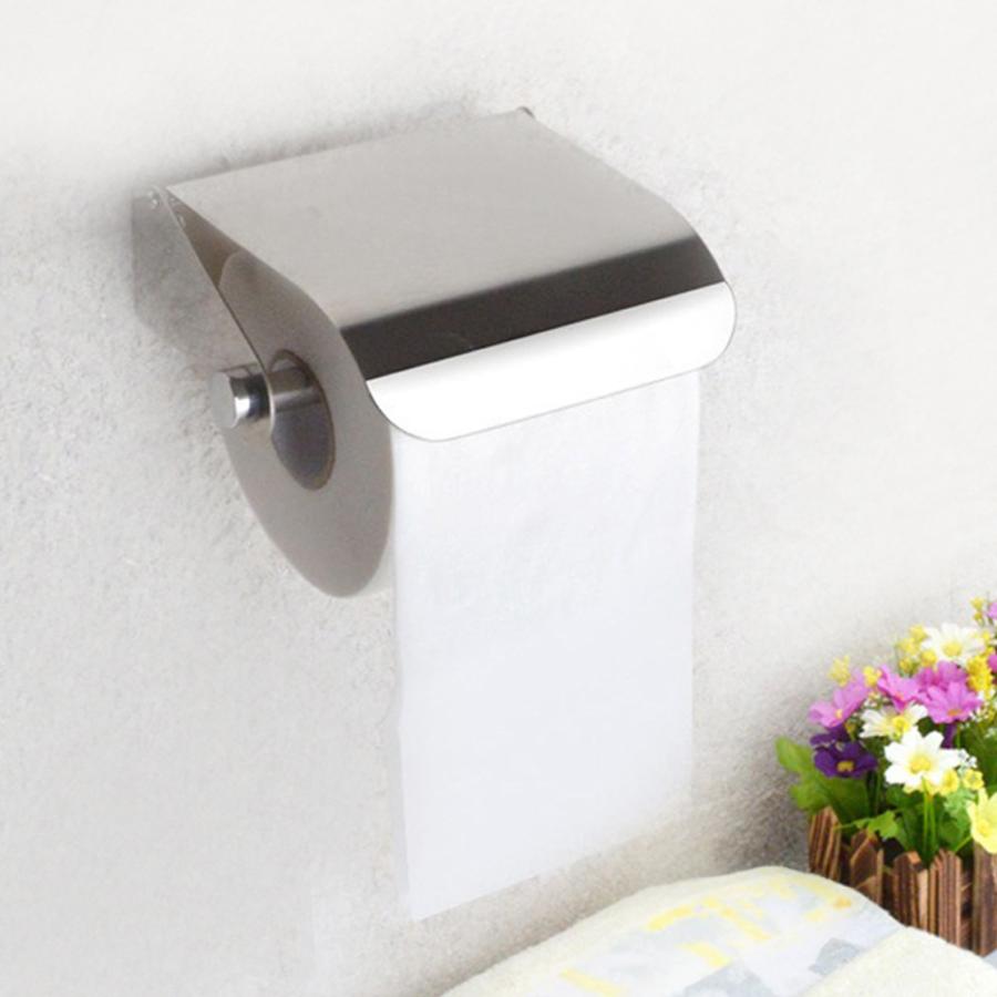 トイレットペーパーホルダー 芯なし用 ステンレス シングル 壁掛け 