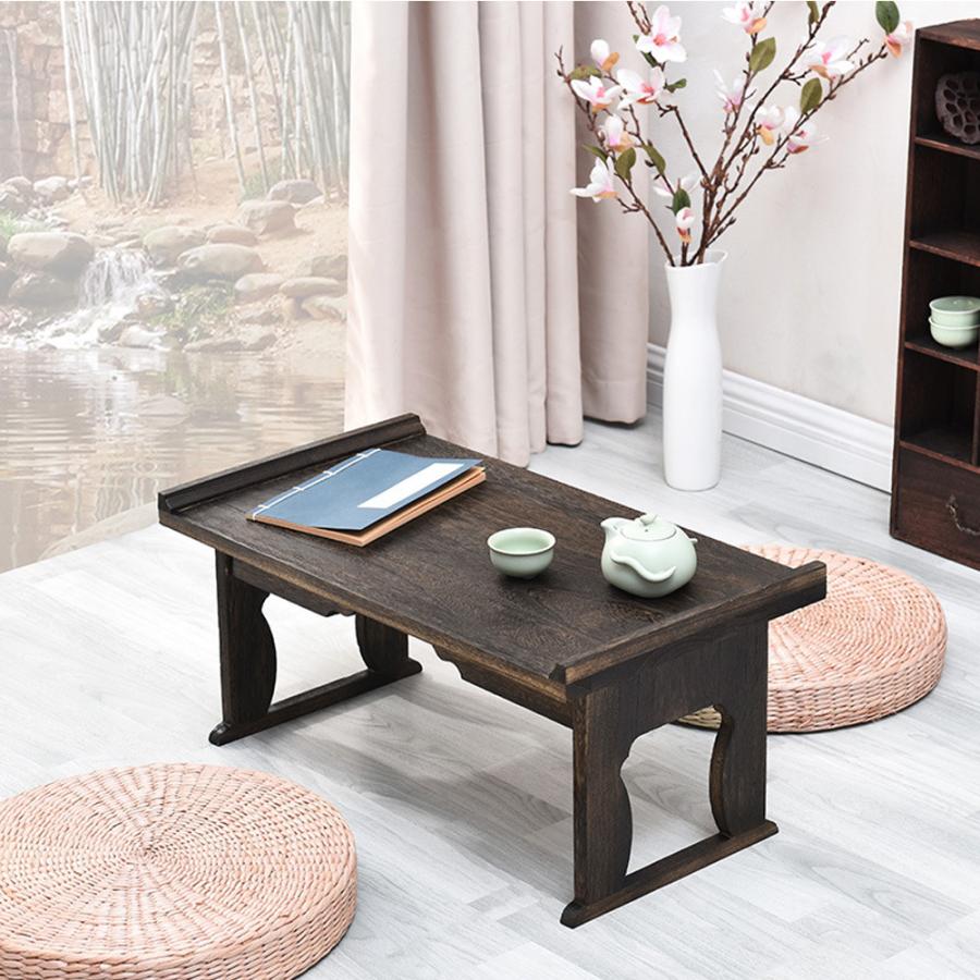 供物台 経机 仏具 木製 折りたたみ お供え台 棚付き 棚板 仏壇 台 机