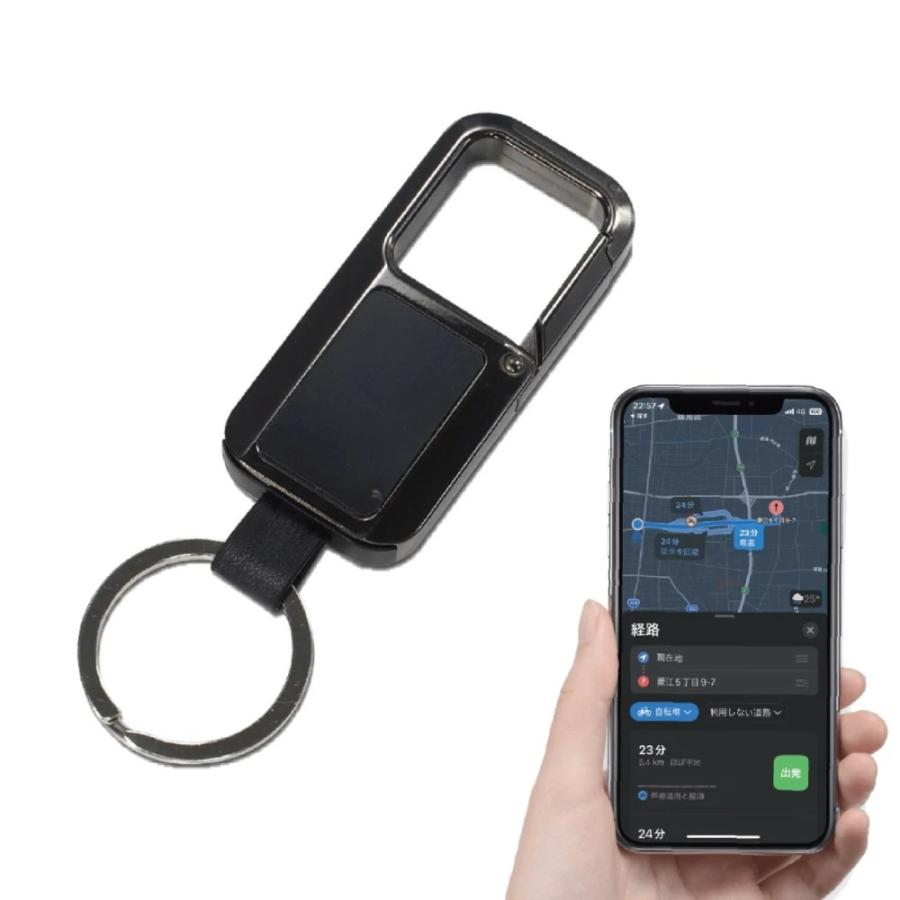 カラビナ型 サーチタグ Apple社正規認証品 iPhone専用 小型 紛失