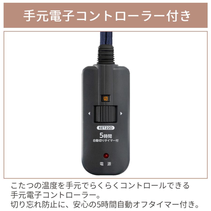 メトロ電気工業 こたつ コード こたつコード3m 電子リモコン 電子