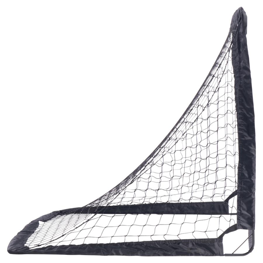 サッカーゴール 折りたたみ 2個セット 124×95cm ブラック 収納バッグ