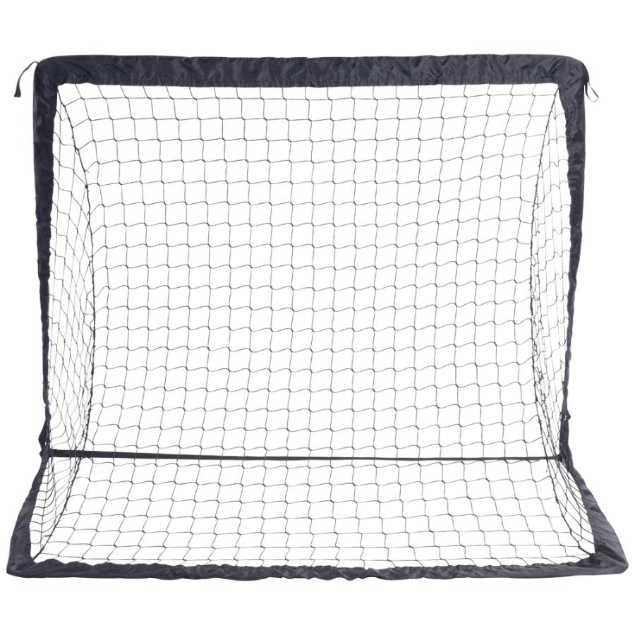 サッカーゴール 折りたたみ 2個セット 124×95cm ブラック 収納バッグ