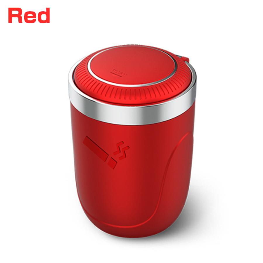 車 灰皿 車載用 タバコ 喫煙 吸い殻 火消し穴 消火 LED搭載 夜間 耐火