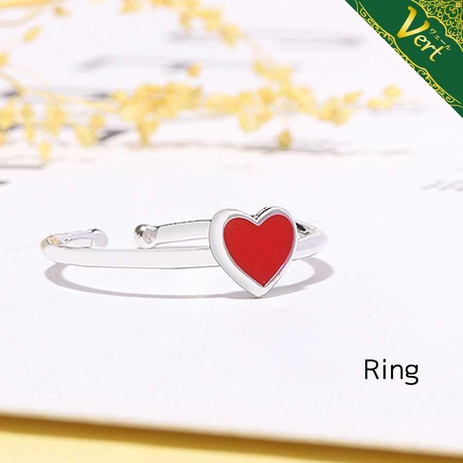 指輪 リング オープンリング アクセサリー ハート シンプル 女性 レディース カジュアル アジャスト プレゼント Vert ヴェール Ac Sl Vert ヴェール 通販 Yahoo ショッピング