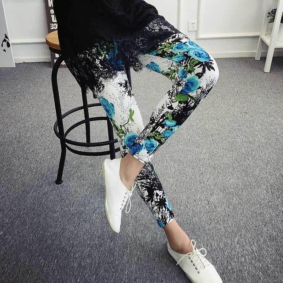 レギンス レギパン スキニー レディース 柄 チェック 花柄 ハート