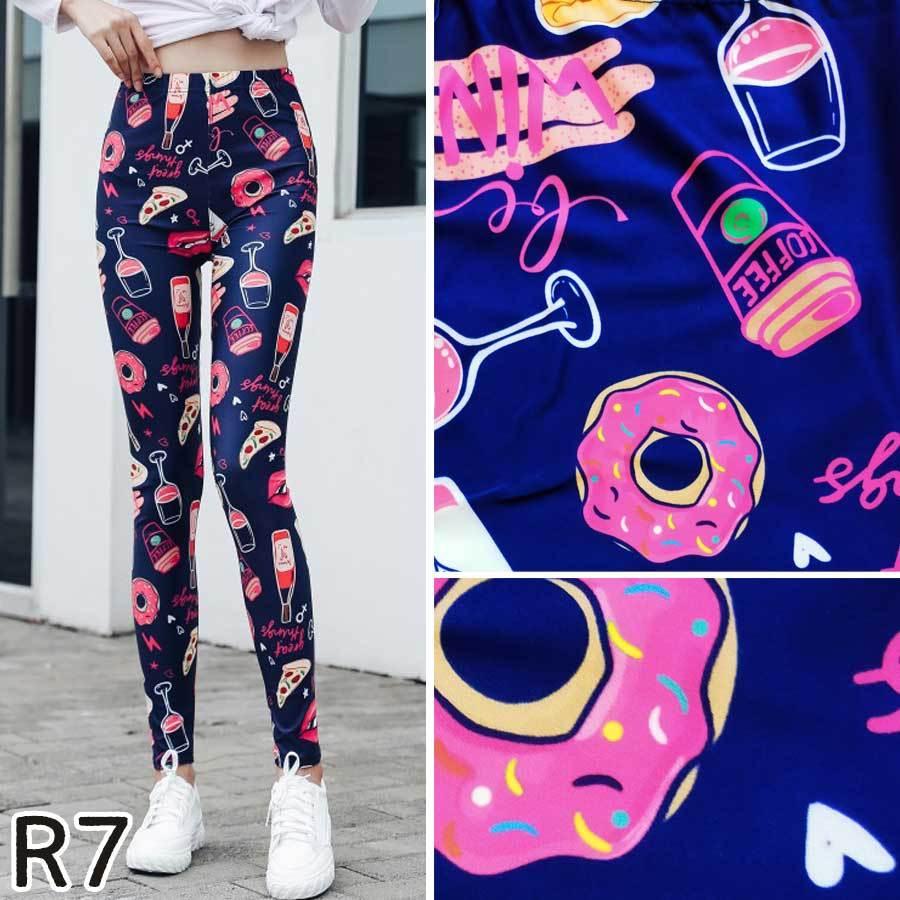 レギンス レギパン スキニー レディース 柄 10分丈 スパッツ