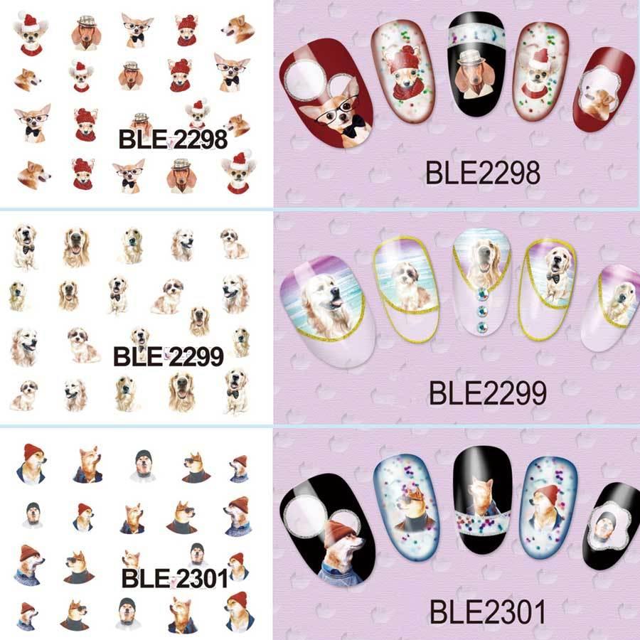 ネイルシール ネイル ネイルアート シール わんちゃん 犬 dog かわいい